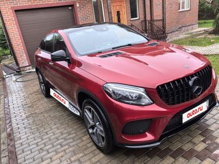 2017 Mercedes-Benz GLE Coupe 350 d I (C292), красный, 3680000 рублей, вид 3