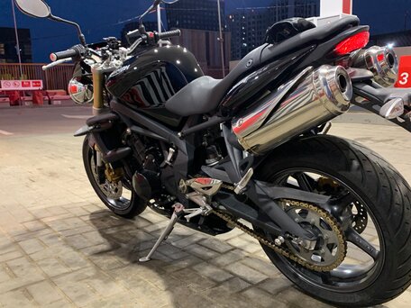 2009 Triumph Street Triple, чёрный, 520000 рублей, вид 5
