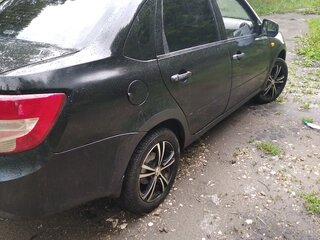 2012 Lada (ВАЗ) Granta I, чёрный, 300000 рублей, вид 4