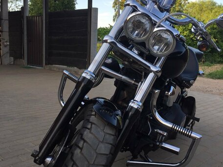 2009 Harley-Davidson Softail Custom, чёрный, 675427 рублей, вид 1