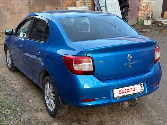 2015 Renault Logan II, синий, 950000 рублей - вид 4
