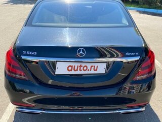 2017 Mercedes-Benz S-Класс 560 Long VI (W222, C217) Рестайлинг, чёрный, 4500000 рублей, вид 3