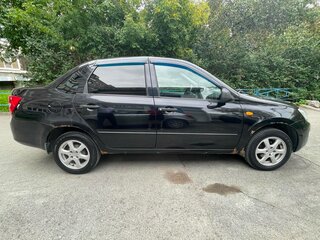 2012 Lada (ВАЗ) Granta I, чёрный, 365000 рублей, вид 3