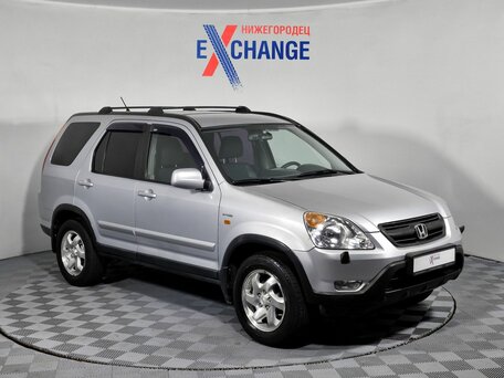 2002 Honda CR-V II, серебристый, 514000 рублей, вид 3