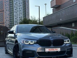 2019 BMW 5 серии 520d VII (G30/G31/G38), серый, 4350000 рублей, вид 4