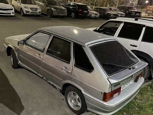 2009 Lada (ВАЗ) 2114, серебристый, 175000 рублей - вид 4