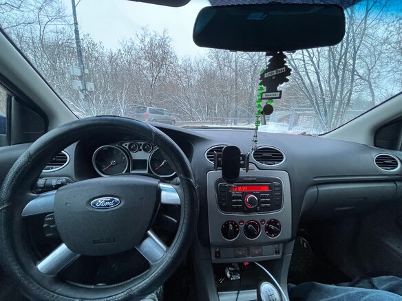 2010 Ford Focus II Рестайлинг, синий, 400000 рублей - вид 6