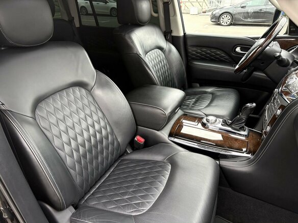 2018 Infiniti QX80 I Рестайлинг 2, чёрный, 3849000 рублей - вид 11