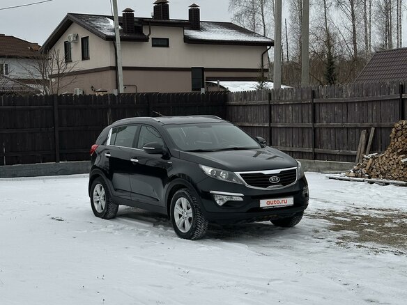 2012 Kia Sportage III, чёрный, 1500000 рублей - вид 3