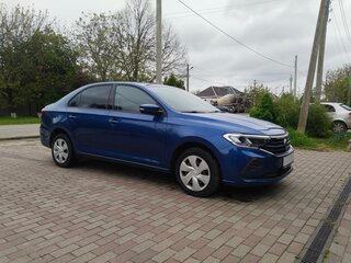 2021 Volkswagen Polo VI, синий, 1435000 рублей, вид 3