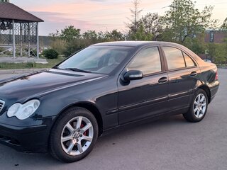 2001 Mercedes-Benz C-Класс 180 II (W203), синий, 550000 рублей, вид 2
