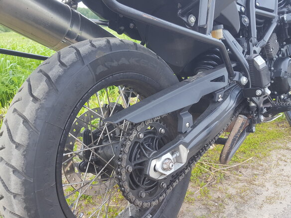 2008 BMW F 800 GS, жёлтый - вид 2