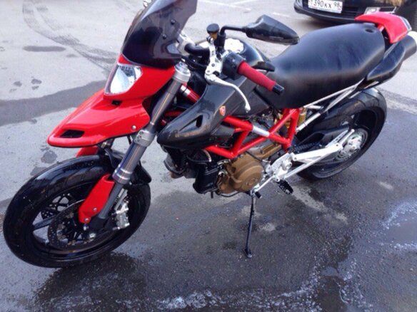 2008 Ducati Hypermotard, красный, 650000 рублей - вид 1