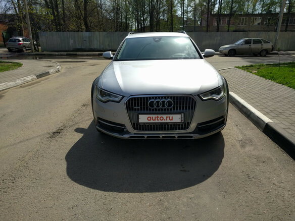 2012 Audi A6 allroad III (C7), серебристый - вид 2