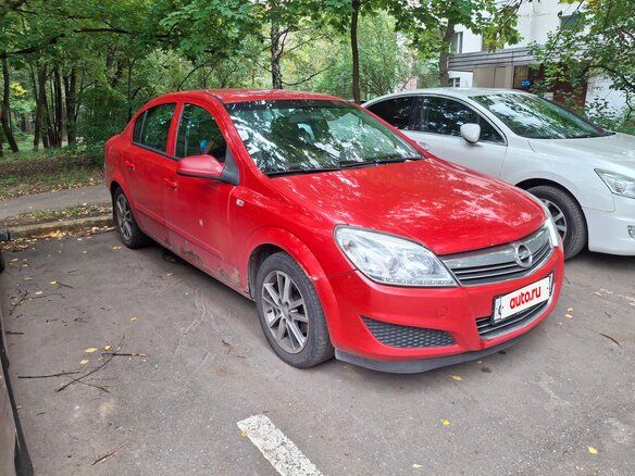 2008 Opel Astra H Рестайлинг, красный, 250000 рублей