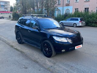 2008 Hyundai Santa Fe II, чёрный, 1080000 рублей, вид 2