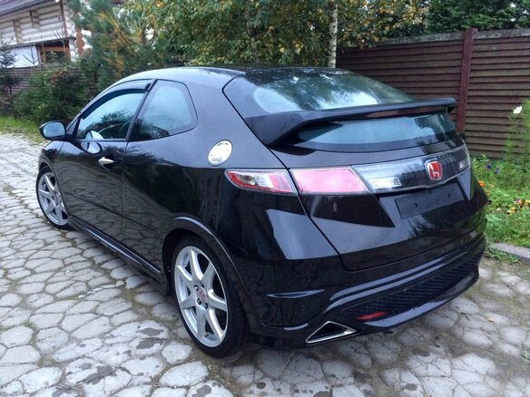 2008 Honda Civic Type R VIII Рестайлинг, чёрный - вид 1
