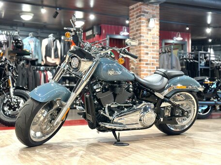 2024 Harley-Davidson Fat Boy, голубой, 3800000 рублей, вид 5