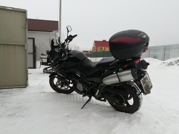 2008 Suzuki V-Strom 1000, чёрный - вид 5