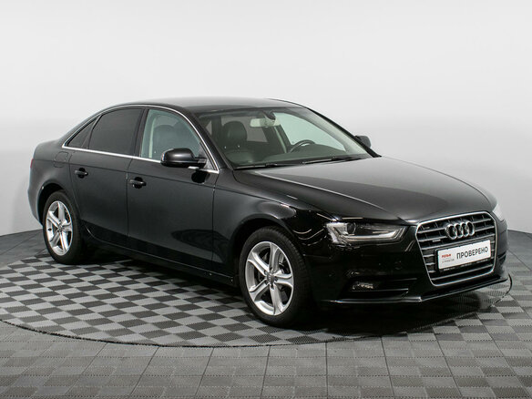 2012 Audi A4 IV (B8) Рестайлинг, чёрный - вид 6