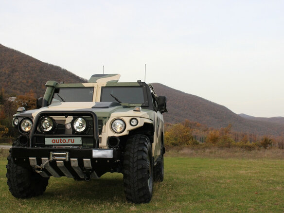 2007 ГАЗ 2330 «Тигр» 233001, зелёный - вид 5