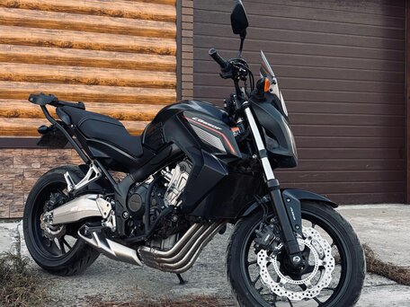 2015 Honda CB 650F, чёрный, 720000 рублей, вид 2