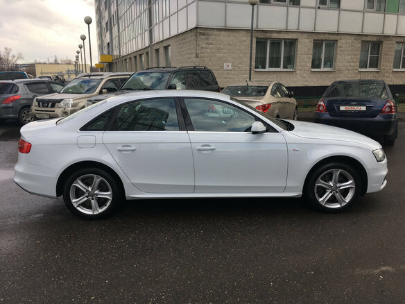 2013 Audi A4 IV (B8) Рестайлинг, белый - вид 3