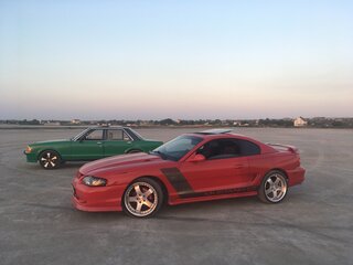 1994 Ford Mustang IV, красный, 2000000 рублей, вид 2