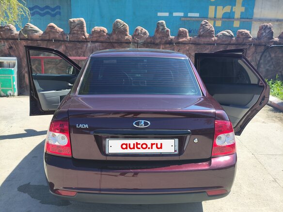 2012 Lada (ВАЗ) Priora I, красный, 375000 рублей - вид 3