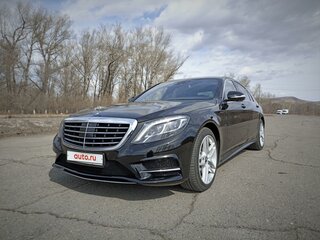 2015 Mercedes-Benz S-Класс 400 Long VI (W222, C217), чёрный, 5800000 рублей, вид 2