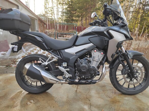 2019 Honda CB 400X, чёрный, 595000 рублей