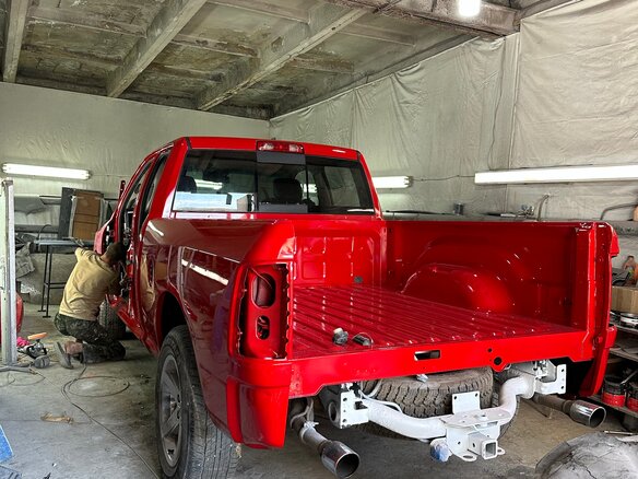 2012 Dodge RAM IV (DS/DJ), красный - вид 17