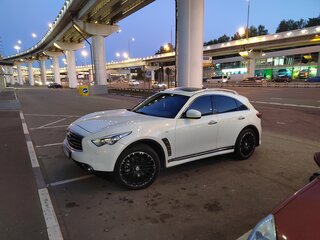 2012 Infiniti FX30d II (S51) Рестайлинг, белый, 2200000 рублей, вид 5