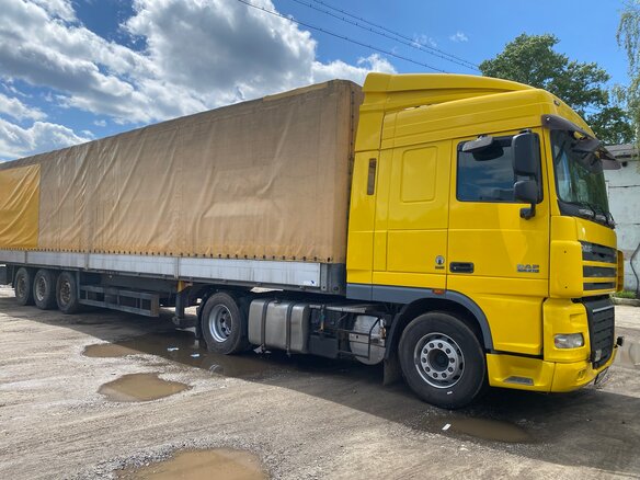 2007 DAF XF 105, жёлтый, 4000000 рублей - вид 15