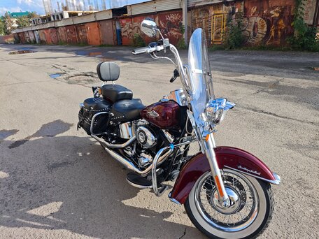 2014 Harley-Davidson Heritage, пурпурный, 1200000 рублей, вид 1