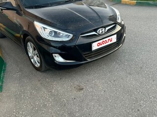 2013 Hyundai Solaris I, чёрный, 1250000 рублей, вид 2