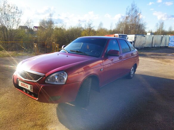 2008 Lada (ВАЗ) Priora I, красный, 330000 рублей - вид 8
