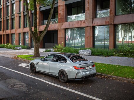 2022 BMW M3 Competition Package VI (G80), серый, 7900000 рублей, вид 3