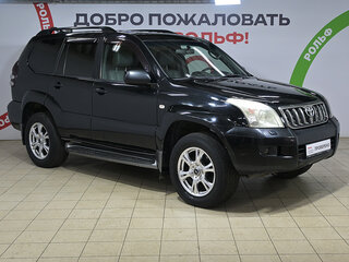 2007 Toyota Land Cruiser Prado 120 Series Рестайлинг, чёрный, 1350000 рублей, вид 3