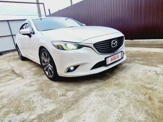 2016 Mazda 6 III (GJ) Рестайлинг, белый, 1950000 рублей, вид 5