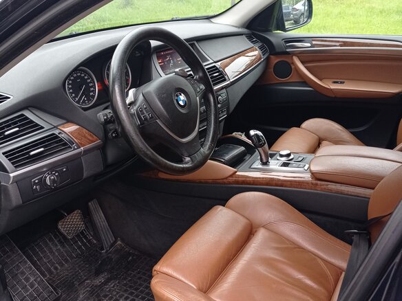 2008 BMW X6 35i 6-speed I (E71), синий, 1600000 рублей - вид 6