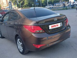 2014 Hyundai Solaris I Рестайлинг, коричневый, 1075000 рублей, вид 4