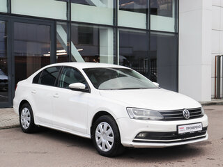 2015 Volkswagen Jetta VI Рестайлинг, белый, 899000 рублей, вид 3