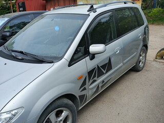 2003 Mazda Premacy I (CP), серебристый, 350000 рублей, вид 4