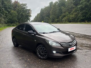 2014 Hyundai Solaris I Рестайлинг, коричневый, 880000 рублей, вид 1