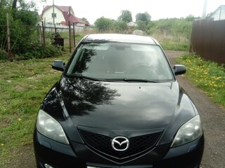 2007 Mazda 3 I (BK) Рестайлинг, чёрный, 720000 рублей, вид 2