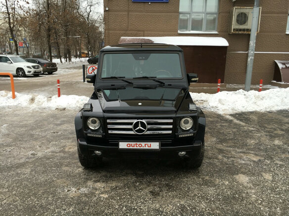 2002 Mercedes-Benz G-Класс 500 II (W463), чёрный