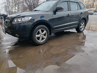 2008 Hyundai Santa Fe II, чёрный, 1100000 рублей, вид 3