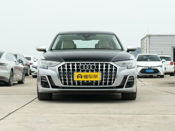 2023 Audi A8 Long 55 TFSI IV (D5) Рестайлинг, серебристый - вид 6