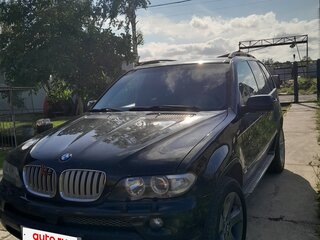 2004 BMW X5 3.0d I (E53) Рестайлинг, чёрный, 1450000 рублей, вид 1